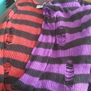 2 Killstar knit sweaters